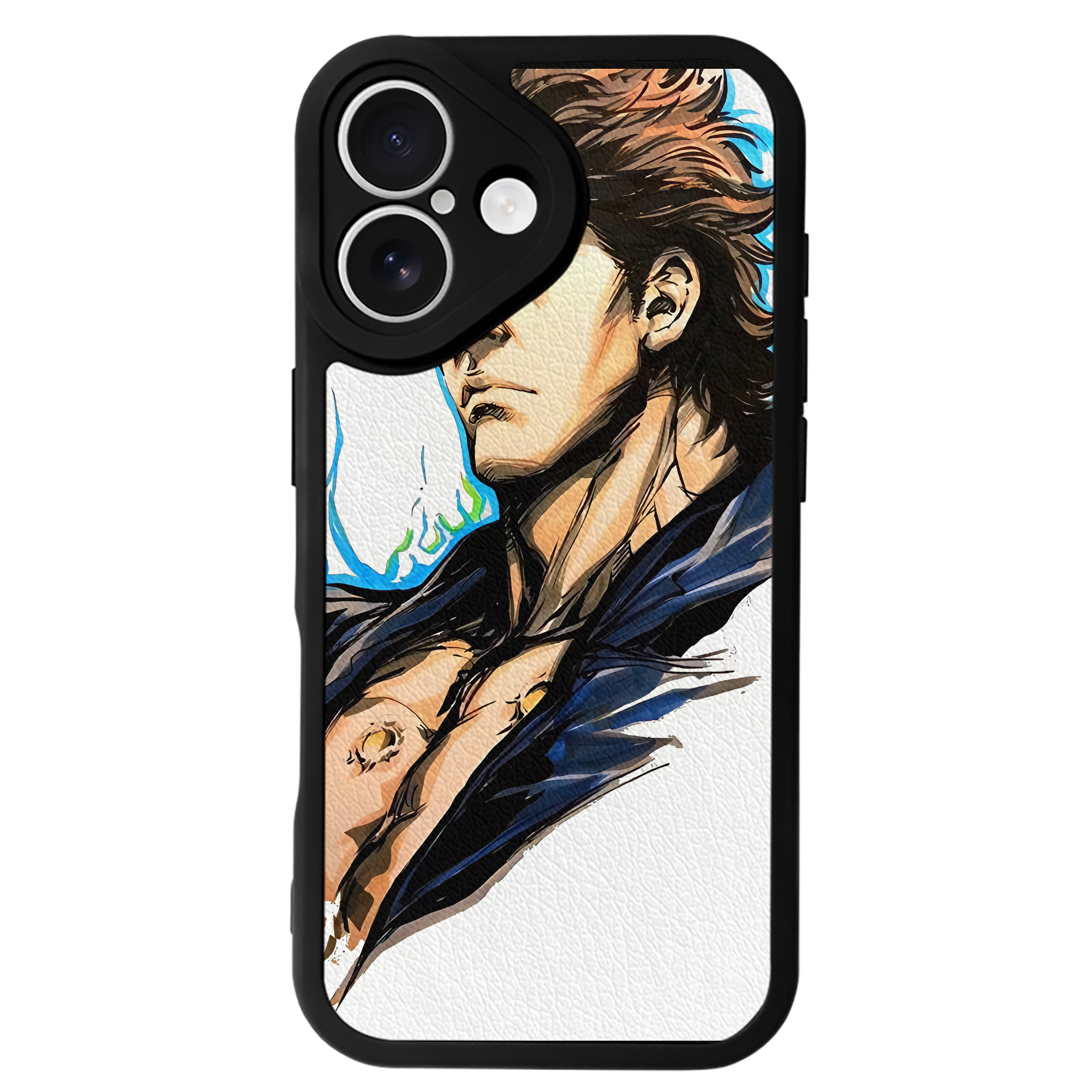 （画像用） 北斗の拳 Fist of the North Star 【iPhone 16シリーズ対応】シリコンスマホケース（レザー調） 材質：シリコン